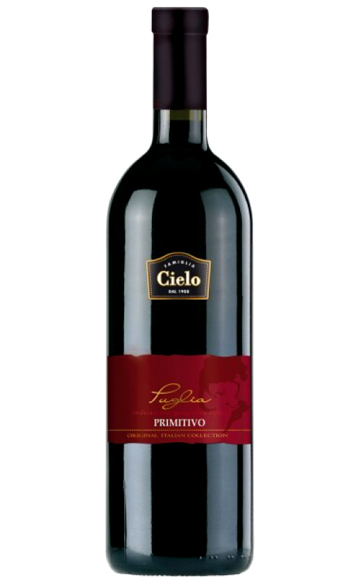 Вино Cielo e Terra Primitivo 2010