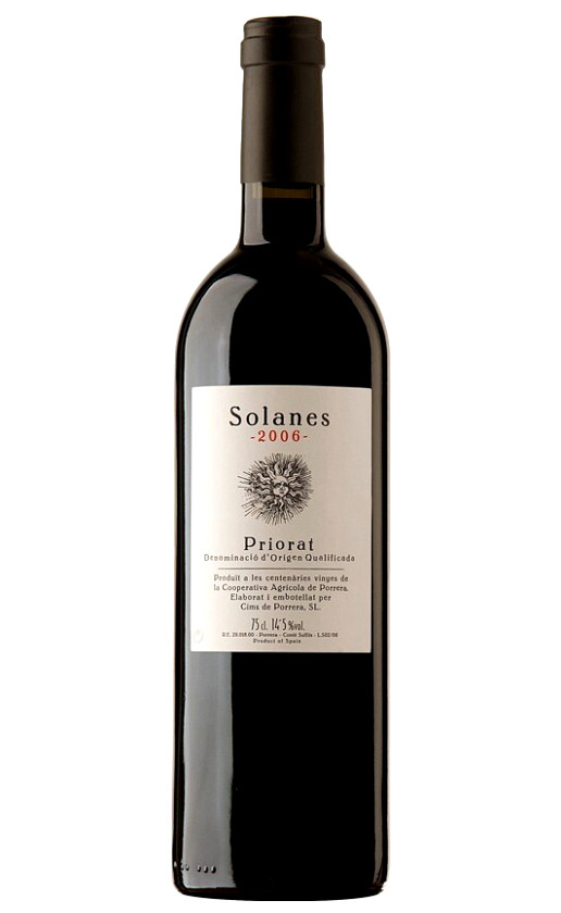 Wine Cims De Porrera Solanes Priorat 2006