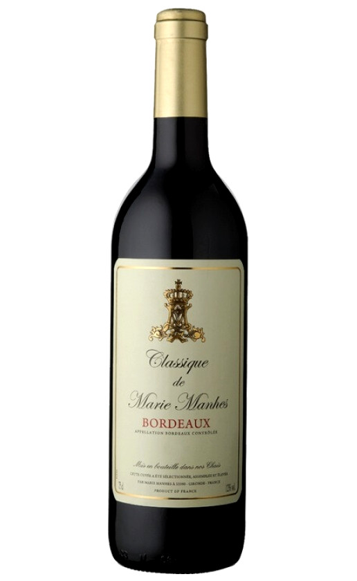 Wine Classique De Marie Manhes Bordeaux Rouge Sec