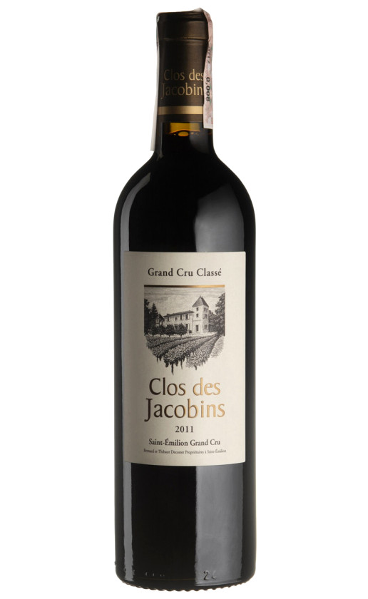 Wine Clos Des Jacobins Saint Emilion Grand Cru 2011