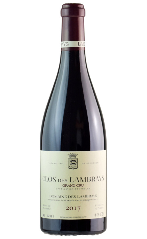 Wine Clos Des Lambrays Grand Cru 2017