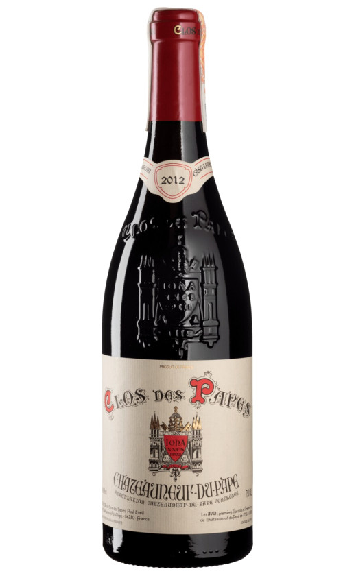 Вино Clos des Papes Chateauneuf-du-Pape 2012