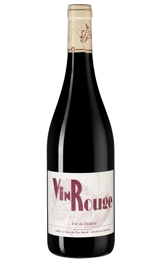 Wine Clos Du Tue Boeuf Vin Rouge Vdf 2019