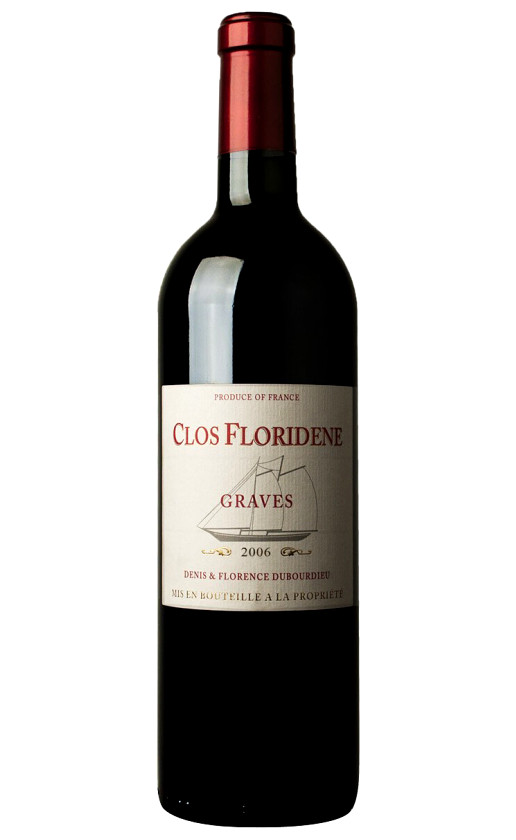 Wine Clos Floridene Rouge Graves 2006