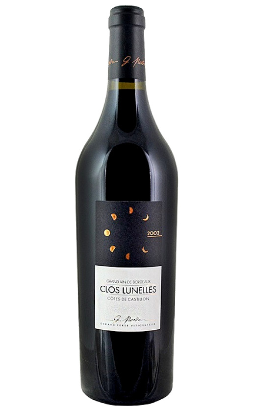 Вино Clos Les Lunelles Cotes de Castillon 2002