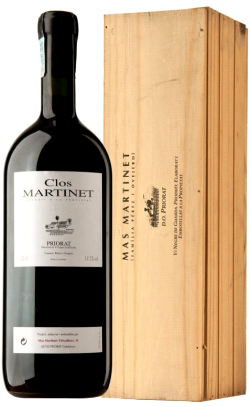 Wine Clos Martinet Priorat 2018 Wooden Box