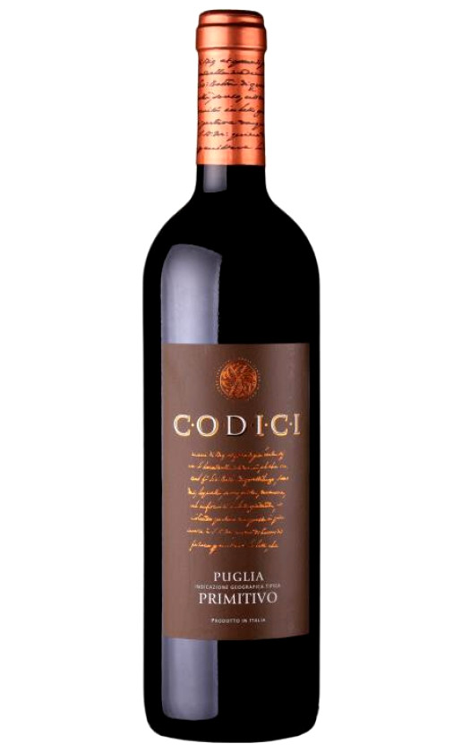 Вино Codici Primitivo Puglia