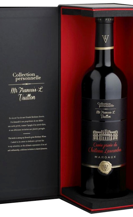 Вино Collection personnelle. Mr Francois-L Vuitton Cuvee Privee du Chateau Lascombes Margaux 2014 gift box