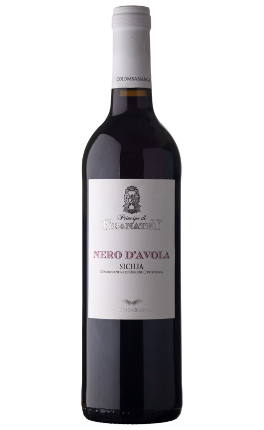 Wine Colomba Bianca Principe Di Granatey Nero Davola Sicilia