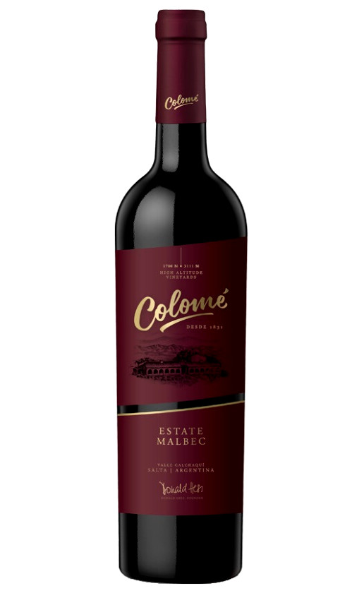 Вино Colome Estate Malbec 2016
