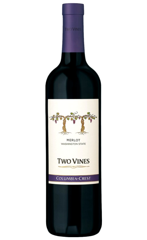 Вино Columbia Crest Two Vines Merlot 2012