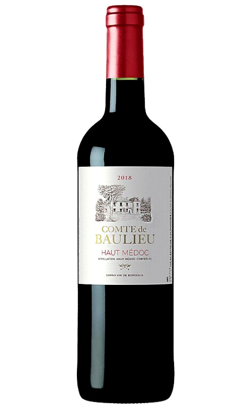 Вино Comte de Baulieu Haut-Medoc АOC 2018