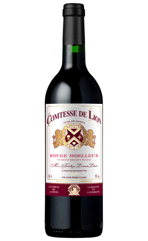 Wine Comtesse De Lion Rouge Moelleux