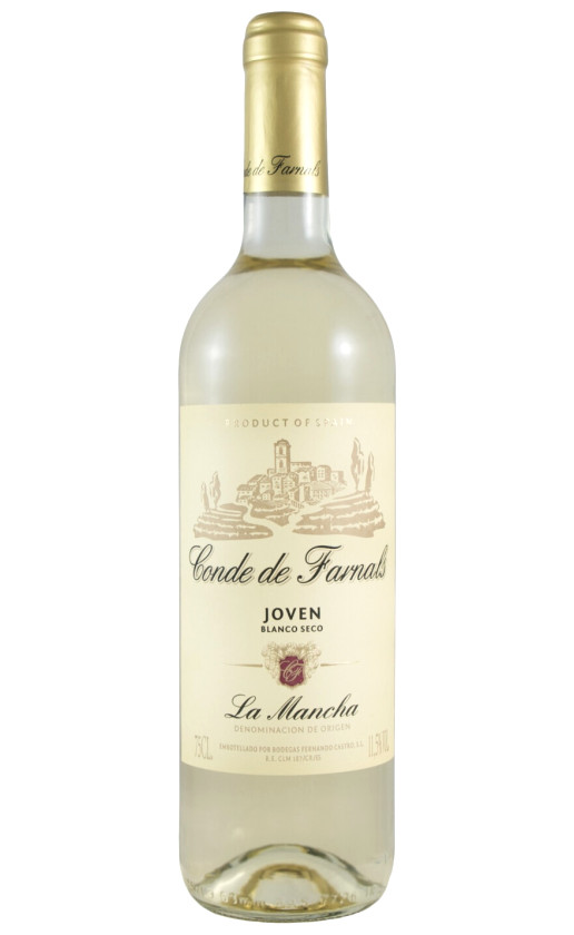 Wine Conde De Farnals Joven Blanco Seco La Mancha 2020