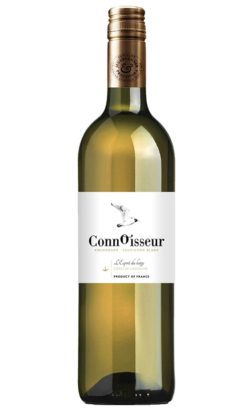 Вино Connoisseur L'Esprit du Large Colombard-Sauvignon Blanc Cotes de Gascogne 2018