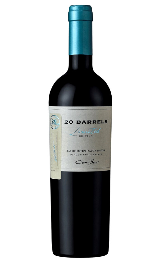 Wine Cono Sur 20 Barrels Cabernet Sauvignon Limited Edition Colchagua Valley 2016