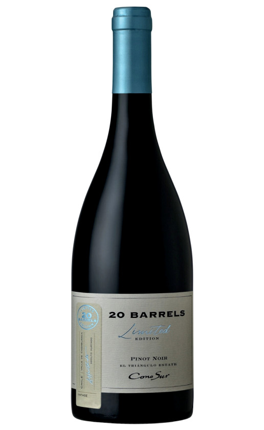 Вино Cono Sur 20 Barrels Pinot Noir Limited Edition Casablanca Valley 2018