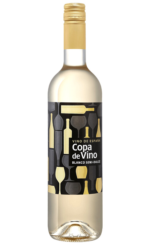 Wine Copa De Vino Blanco Semi Dulce