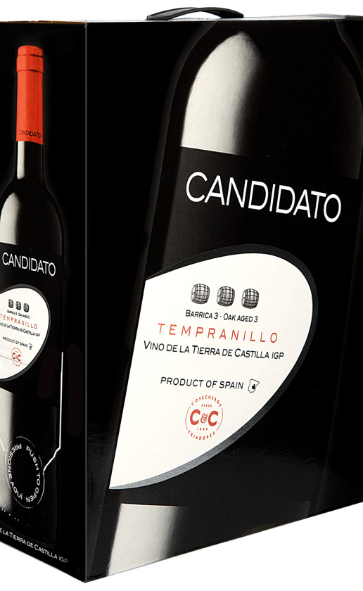 Wine Cosecheros Y Criadores Candidato Tempranillo 3 Meses En Barrica Bag In Box
