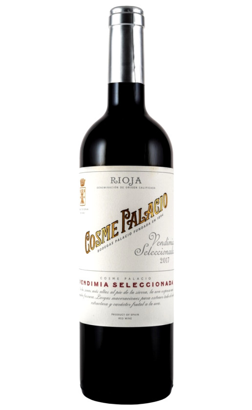 Wine Cosme Palacio Vendimia Seleccionada Tinto Rioja A 2017