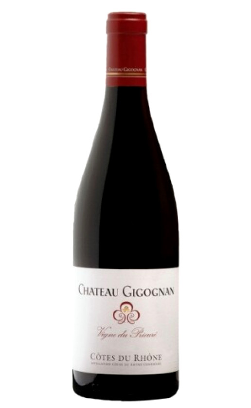 Вино Cotes du Rhone Vigne du Prieure Rouge Chateau Gigognan 2009