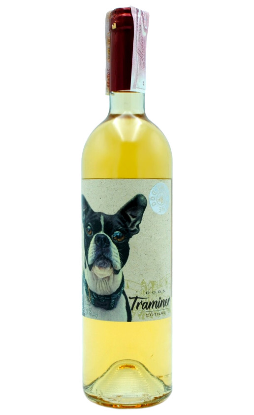 Wine Cotnar Dog Smile Traminer