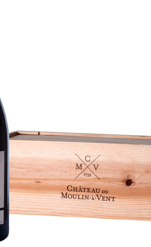 Вино Croix des Verillats Moulin-a-Vent 2015 wooden box