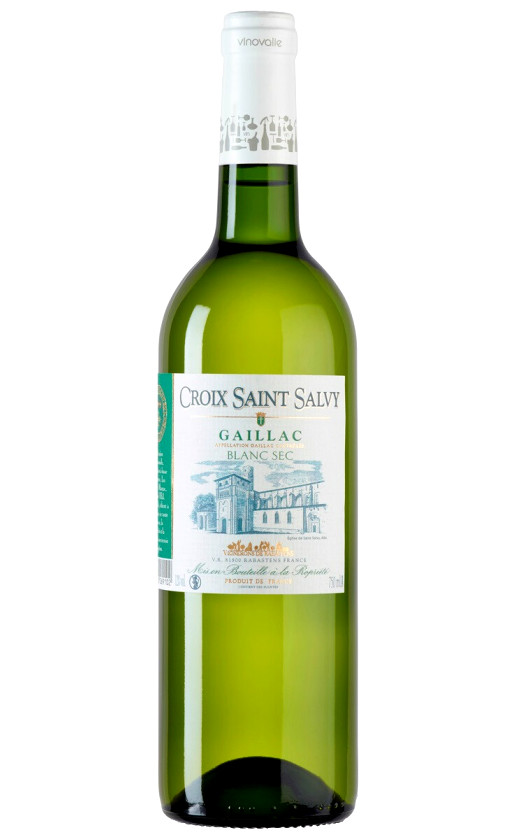 Wine Croix Saint Salvy Blanc Sec Gaillac Aoc 2019