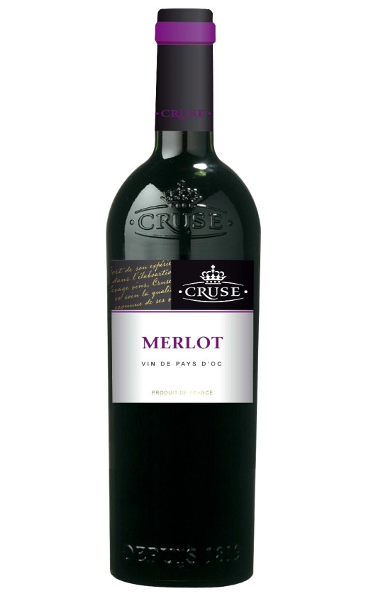 Wine Cruse Merlot Vin De Pays Doc