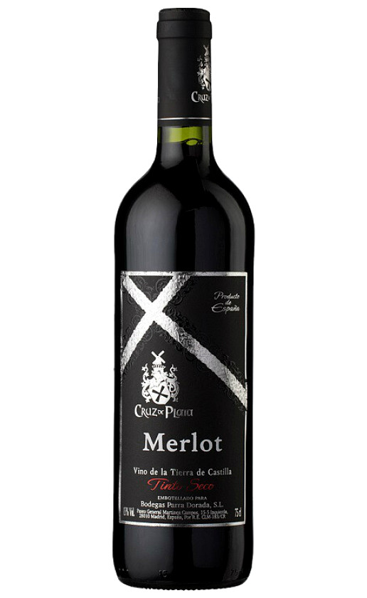 Вино Cruz de Plata Merlot Seco Tierra de Castilla