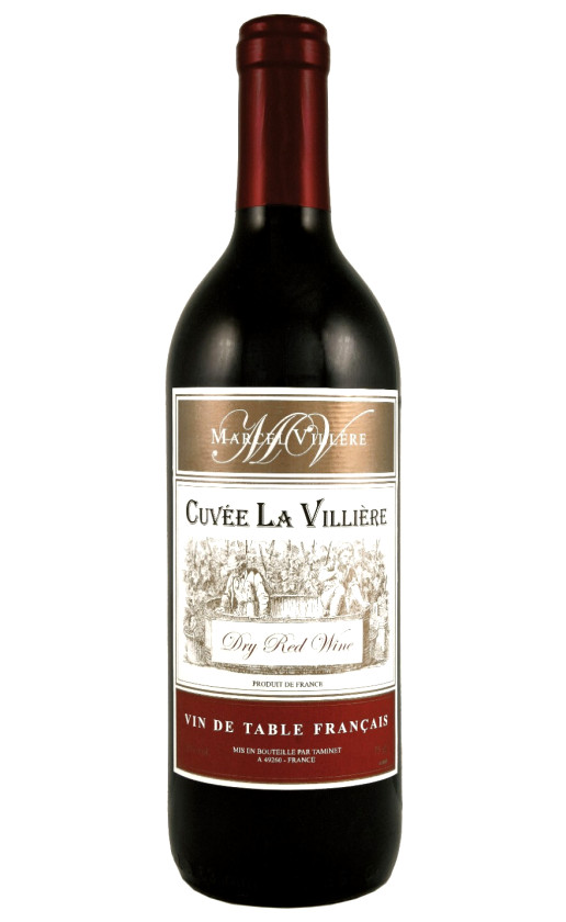 Wine Cuvee La Villiere Red Dry