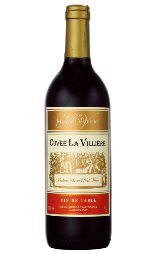 Wine Cuvee La Villiere Red Medium Sweet