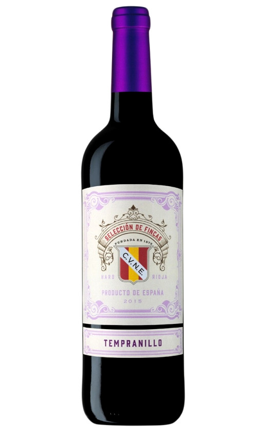 Wine Cvne Seleccion De Fincas Tempranillo Rioja 2018