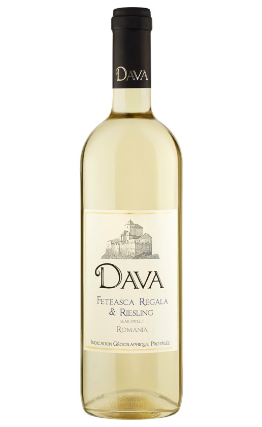 Wine Dava Feteasca Regala Riesling Semi Sweet