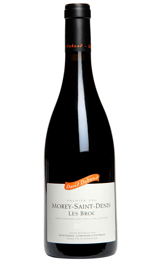 Wine David Duband Morey Saint Denis Premier Cru Les Broc 2018