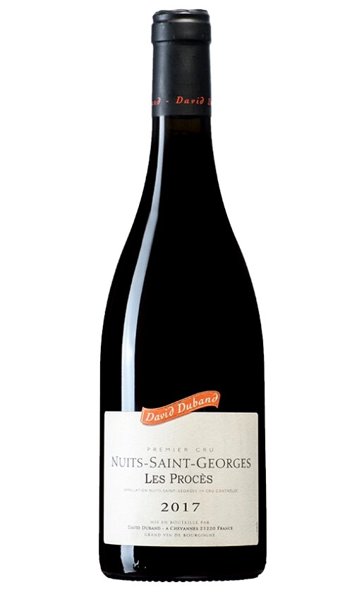 Wine David Duband Nuits Saint Georges Premier Cru Les Proces 2017