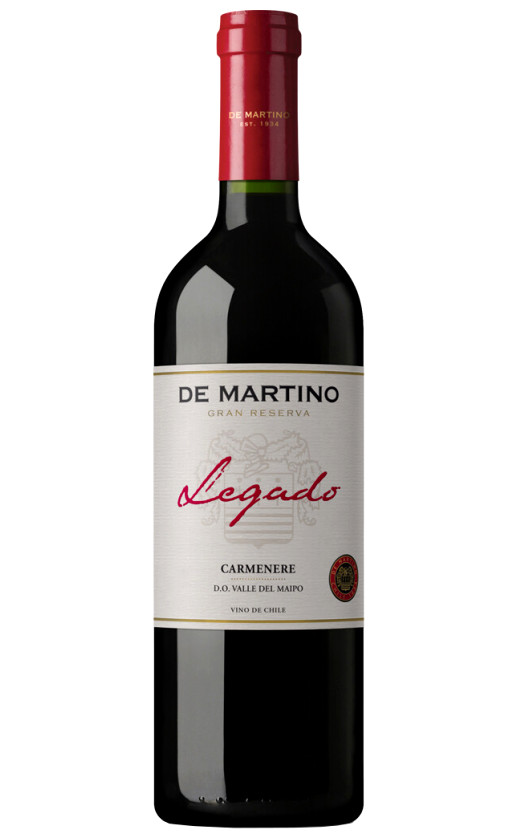 Wine De Martino Legado Carmenere Maipo 2017