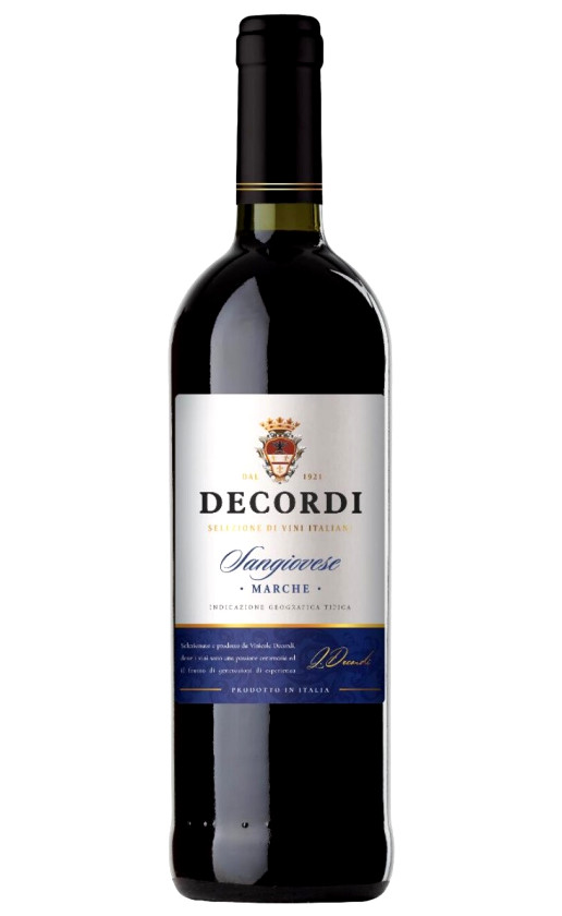 Вино Decordi Sangiovese Marche