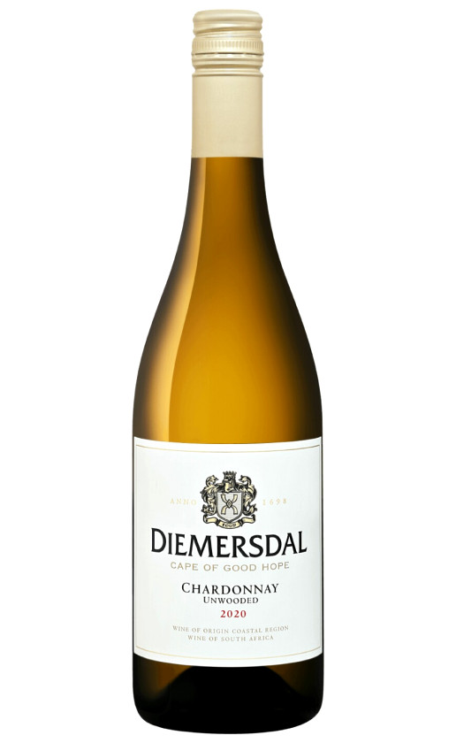 Вино Diemersdal Unwooded Chardonnay Coastal Region WO 2020