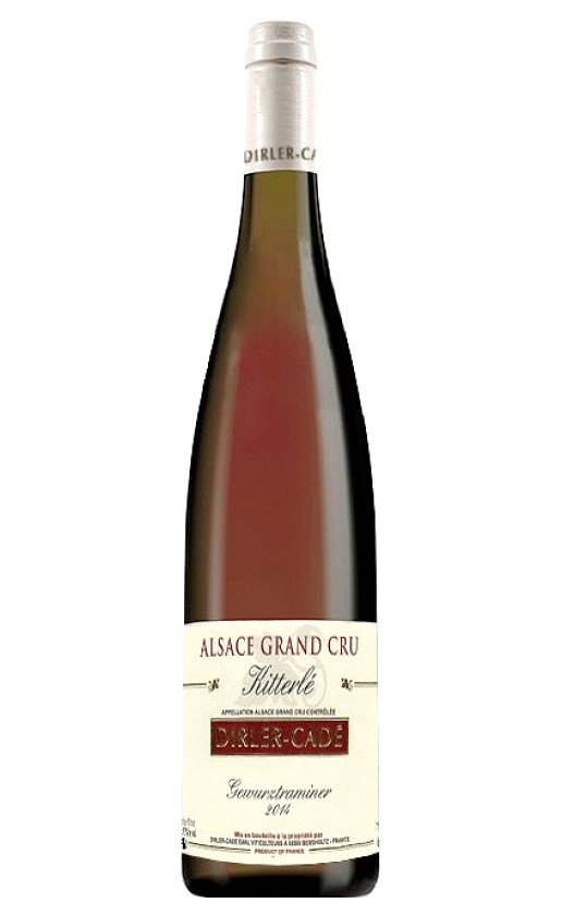 Wine Dirler Cade Gewurztraminer Grand Cru Kitterle Alsace 2014