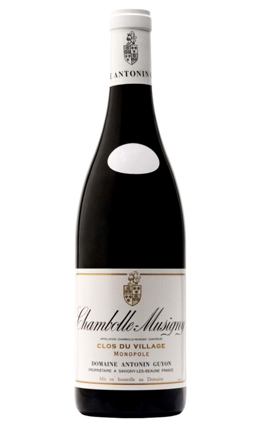 Wine Domain Antonin Guyon Chambolle Musigny Clos Du Village Monopole 2019