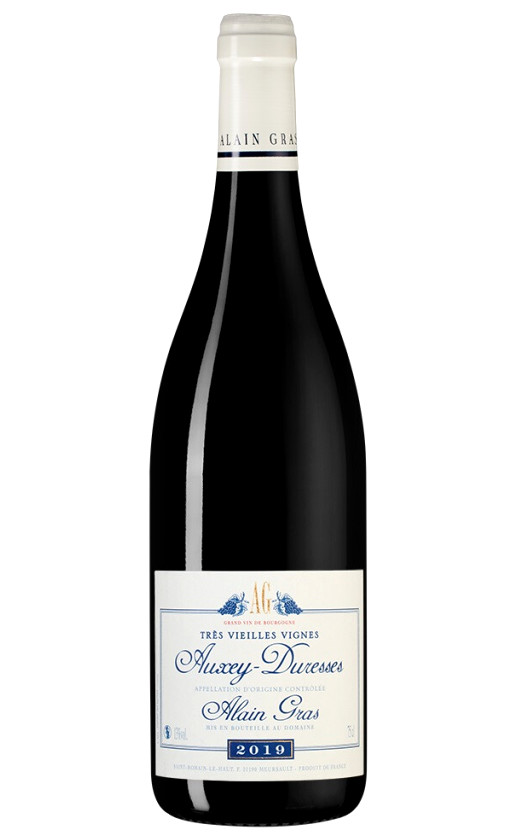 Wine Domaine Alain Gras Auxey Duresses Tres Vieilles Vignes 2019