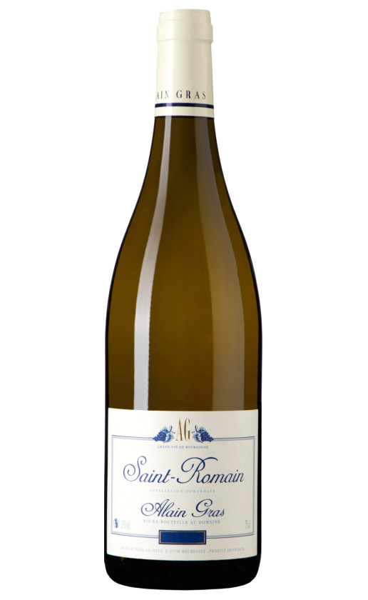 Вино Domaine Alain Gras Saint-Romain Blanc 2019