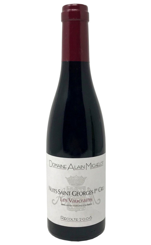 Wine Domaine Alain Michelot Nuits Saints Georges 1Er Cru Les Vaucrains 2006