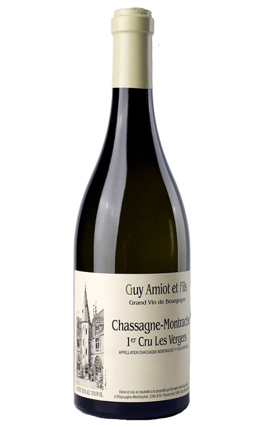 Вино Domaine Amiot Guy et Fils Chassagne-Montrachet Premier Cru Les Vergers 2018