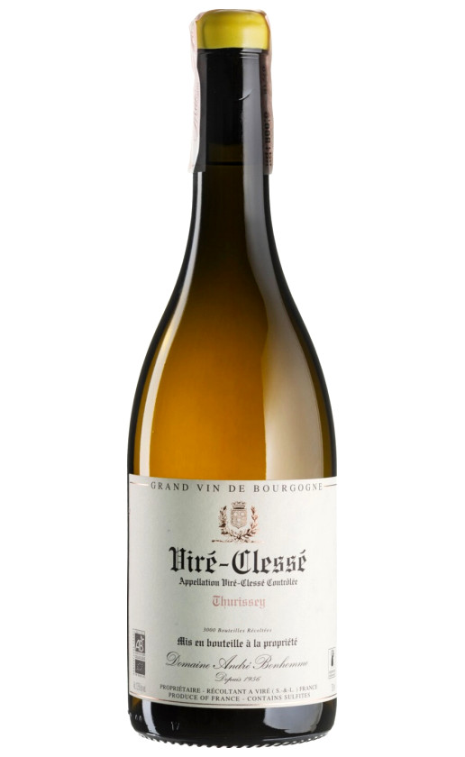 Domaine Andre Bonhomme Vire-Clesse Thurissey 2018