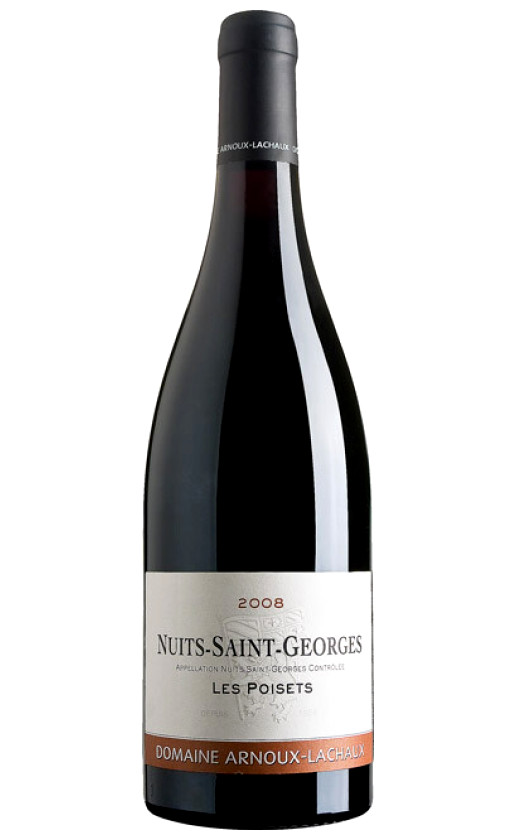 Wine Domaine Arnoux Lachaux Les Poisets Nuits Saint Georges 2008
