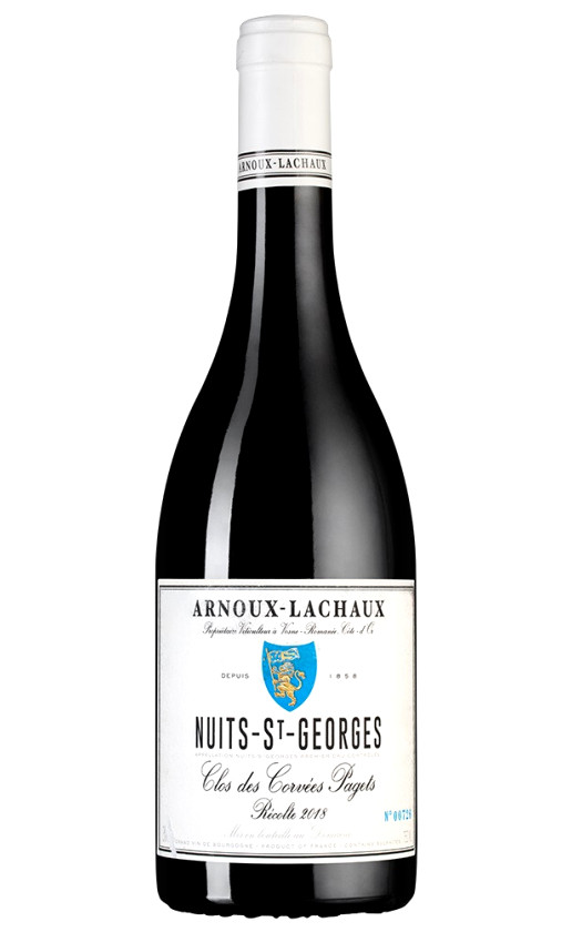 Wine Domaine Arnoux Lachaux Nuits Saint Georges 1 Er Cru Clos Des Corvees Pagets 2018