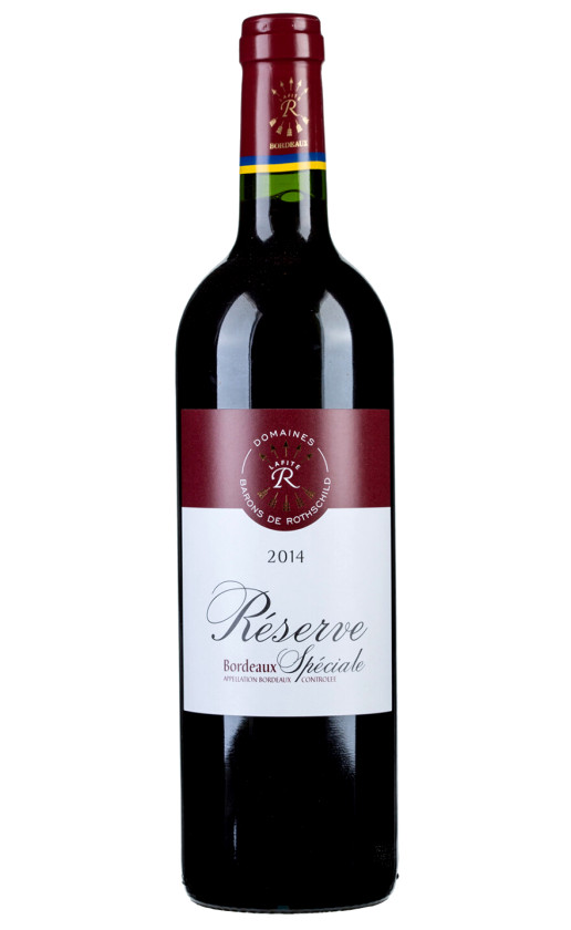 Wine Domaine Barons De Rothschild Reserve Speciale Rouge Bordeaux 2014