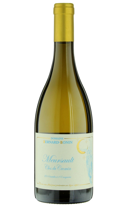 Wine Domaine Bernard Bonin Meursault Clos Du Cromin 2018